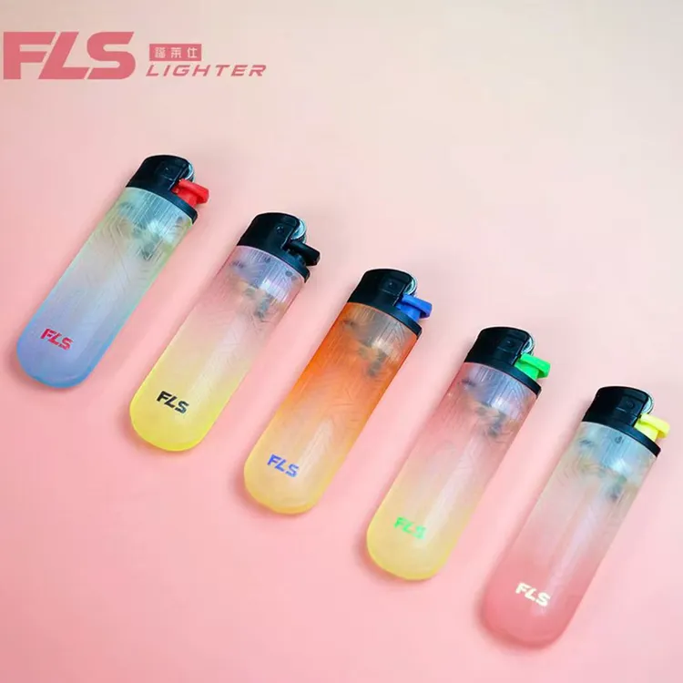 福莱仕F3果冻缤纷网红硅胶手感打火机明火免调节恒流阀防爆耐用