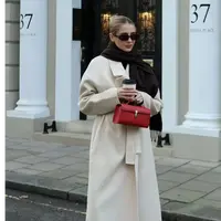 【169-299 】表妹 备2羊毛大衣女 （看好款式）[大鹅]