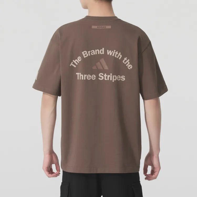 Adidas阿迪达斯短袖T恤男装上衣2025夏季新款运动休闲半袖KF0125