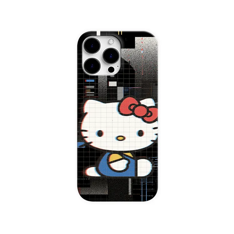 kt像素手机壳适用于苹果16pm卡通15黑暗风13可爱11xr创意12pm14女