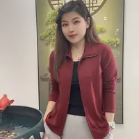 怡特美【暖肤绒-拉链开衫】秋上新时尚翻领流光风显瘦开衫256609