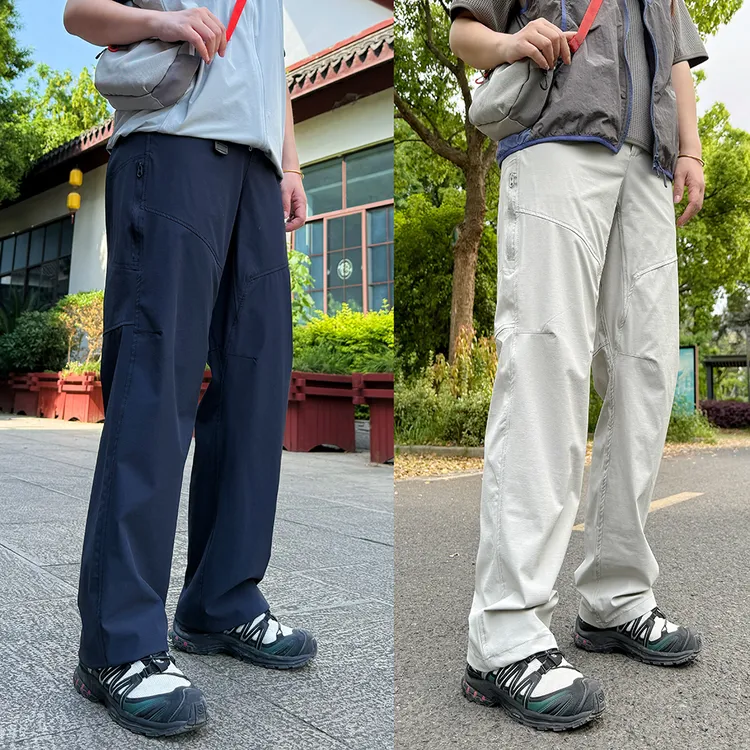 26秋冬新款轻户外防风软壳冲锋裤工装直筒宽松休闲裤男女情侣裤子商品图