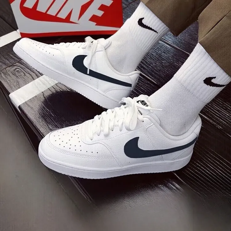 Nike耐克男鞋2025秋款court vision透气低帮休闲鞋板鞋DH2987-101