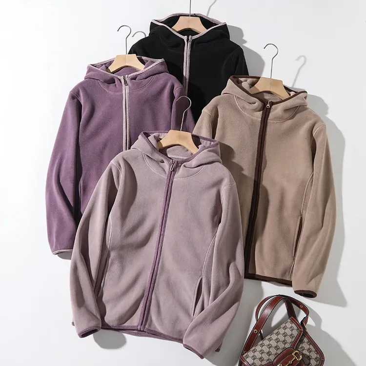 潮流双面奥粒绒棉服女士显瘦设计感减龄保暖防风加绒连帽卫衣外套