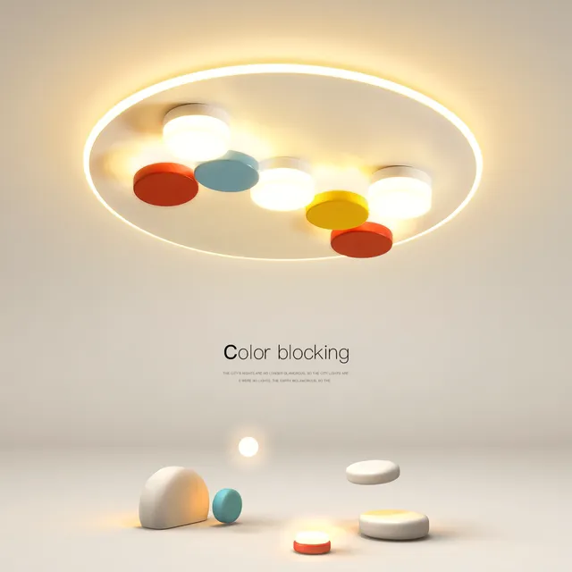 最光创意主卧室灯简约led吸顶灯儿童房小餐厅客厅灯2025新款灯具