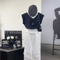 【韩版复古】高级感百搭假两件上衣-829