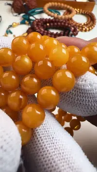 蜜蜡颈饰未镶嵌蜜蜡