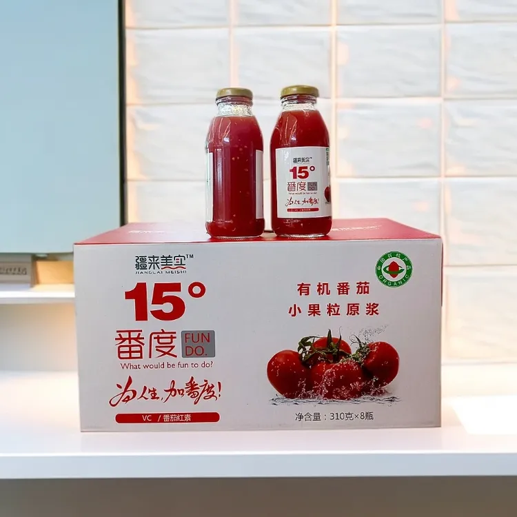 有机番茄小果粒原浆310g*8瓶
