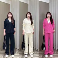 PMM81751+PMM81743春夏新款拉链连帽显瘦休闲运动套