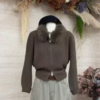 【森系咖咖】复古时尚高定轻奢毛衣-688