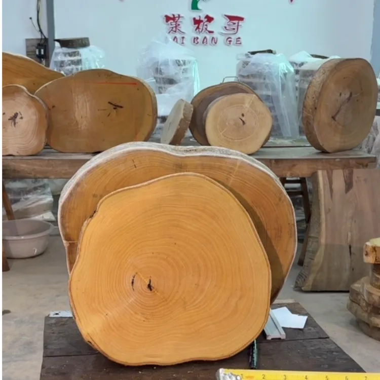 正宗云贵川渝竹制木制皂角树菜板木盘圆盘圆形家用皂角木菜板