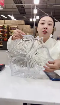 大号透明麦穗分格盘