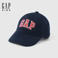 Gap男幼童2025秋季新款刺绣logo纯棉棒球帽儿童装鸭舌帽DR828700