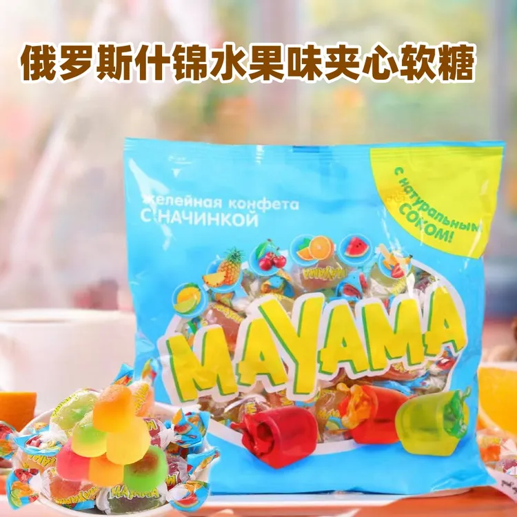 俄罗斯什锦水果软糖500g