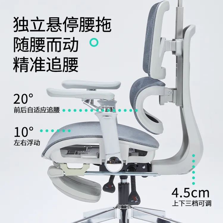 人体工学椅电脑椅护腰坐姿椅可躺可睡觉宿舍卧室椅子电竞椅