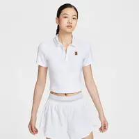 Nike Court Heritage 女子短袖短款网球翻领T恤HJ8993