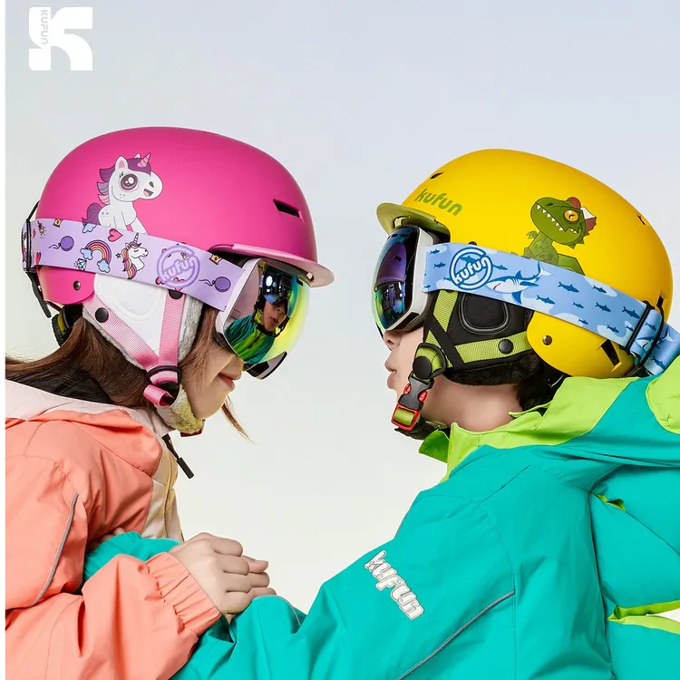 酷峰儿童柱面滑雪镜滑雪眼镜护目镜防雾雪镜雪地防雪女男装备近视