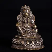 明代 鎏银猪鼻财神