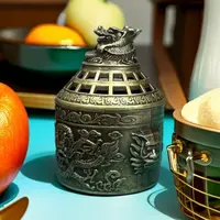龙腾盛世小香炉家用室内香薰炉茶道摆件zhz878