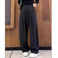 【依.恋】2552# 裤长97 春秋新款女宽松阔腿弯刀裤子