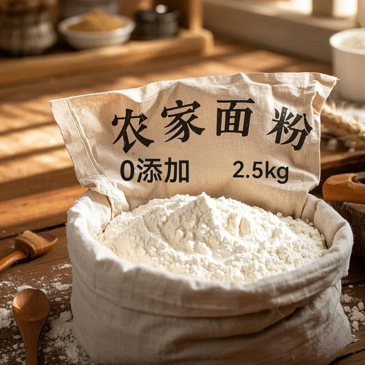 农家自磨70面粉，零添加零提取