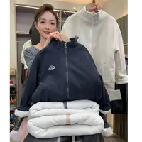【加棉加厚防风保暖 】儿童加绒外套 男女童立领 中大童 秋冬款童装