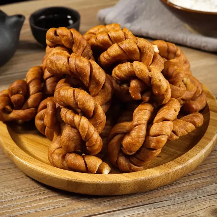 手工油炸麻花传统糕点零食小吃