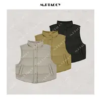 桃桃家-【温柔铠甲】休闲洋气白鸭绒保暖上衣秋冬立领保暖马甲女714