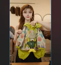 【游乐园】2025秋冬新品萌娃穿搭潮流加厚男女儿童棉服套装28960