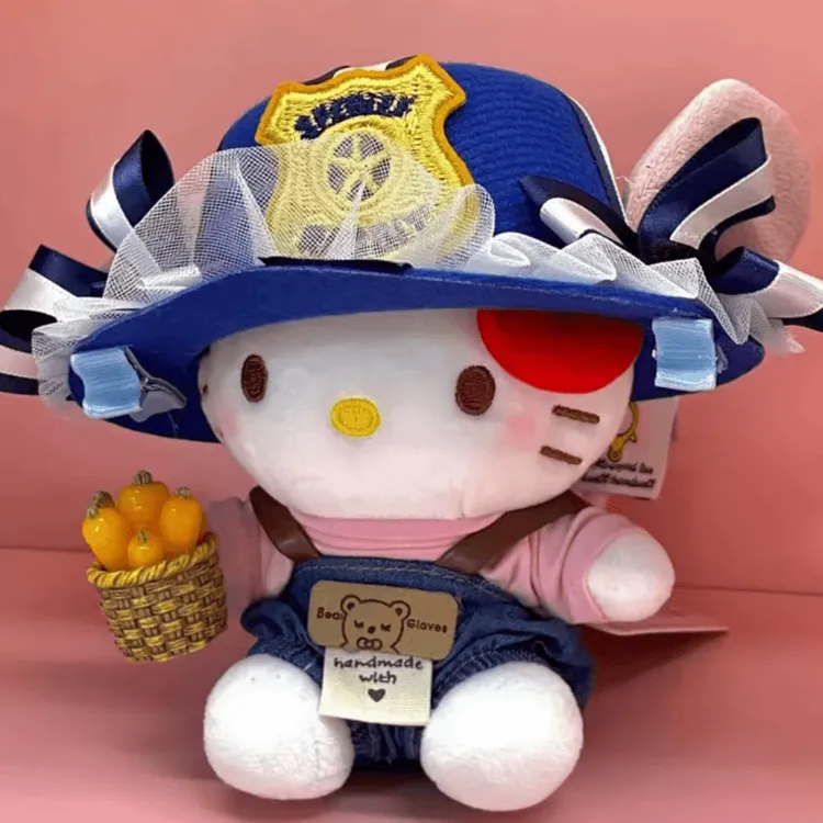 正版HelloKitty蛋糕裙可爱包包挂件diy毛绒玩偶钥匙扣生日礼物D