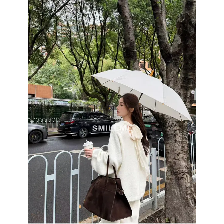 SMILEME【猫奴的冬】秋冬设计师款羊毛混纺百搭保暖毛衣MK08725410