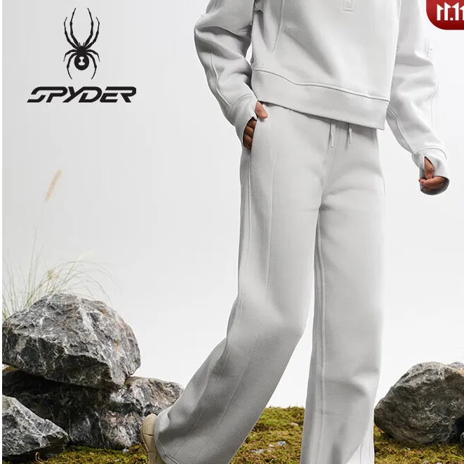 SPYDER蜘蛛防寒保暖抑菌抓绒面料运动休闲女士长裤25MF506W