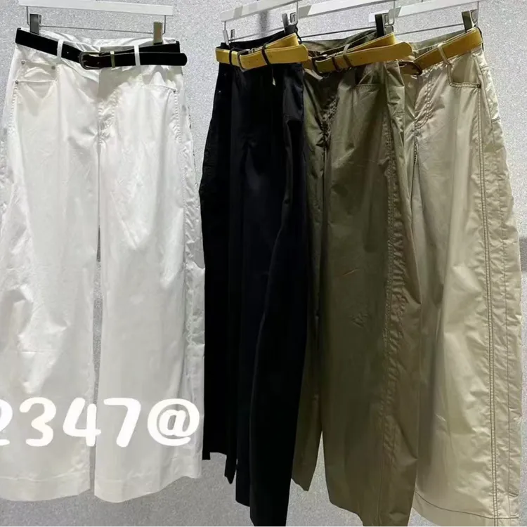 娟子高端2025夏款新款四色休闲裤