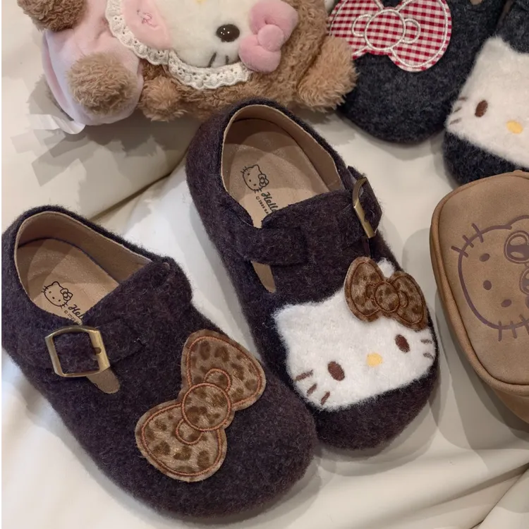 F01-19【单鞋】-秋冬女童鞋子男童韩版时尚软底防滑勃肯鞋舒适童鞋