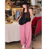 YEER·SHOP【黑糖玛奇朵～】爷儿夏季时尚百搭新款黑色吊带花苞背心