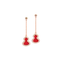 1647【香港联邦】-18K金镶嵌百搭时尚耳钉