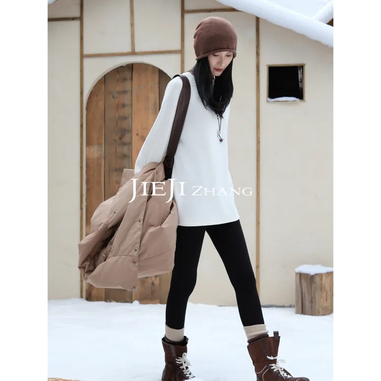 【JIEJI ZHANG】老钱风秋季通勤内搭休闲打底裤350981