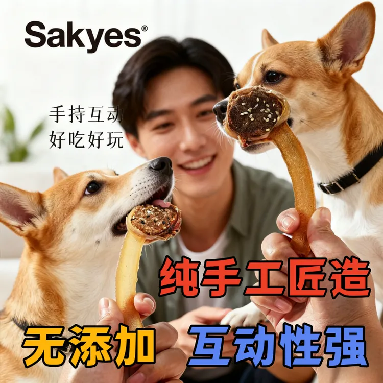 厚切战斧狗狗零食磨牙棒牛皮牛肚补充营养超耐啃小狗食品鸭肉干