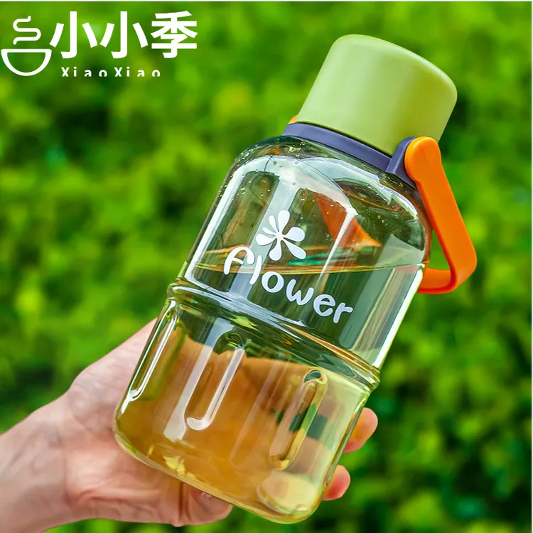 超大容量防摔手提式吨吨捅吗民工地大水杯防爆杯