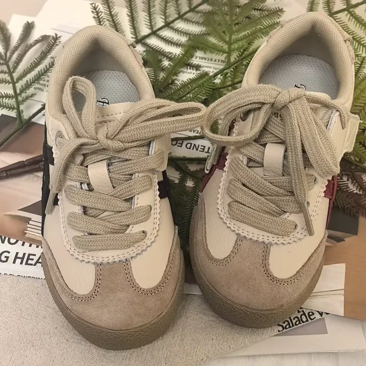 初秋新款上线【港式奶茶】童鞋防滑透气耐磨韩系潮流设计耐穿百搭