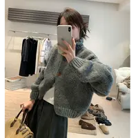 【芳龄F.LING】高领棕织 加厚毛针织衫百搭保暖FL01231