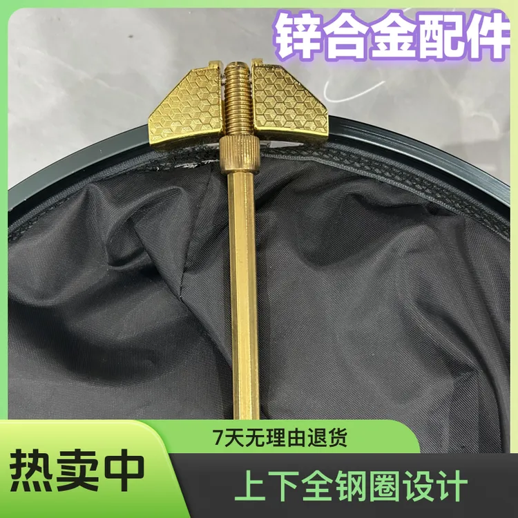 黑金竞技黑坑鱼护新款加厚涂胶方形网眼打结速干防臭防挂野钓休闲