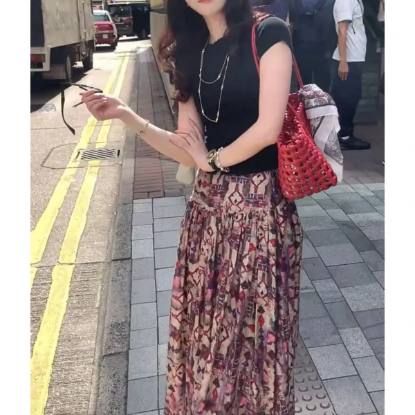 法式荷叶边波点蝴蝶结泡泡袖衬衫女夏季收腰显瘦女生韩系ins衣服