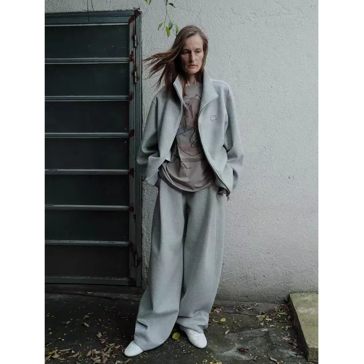 SHANG1 BY SHANGYI卫衣开衫外套女超柔软空气层休闲慵懒小众炸街