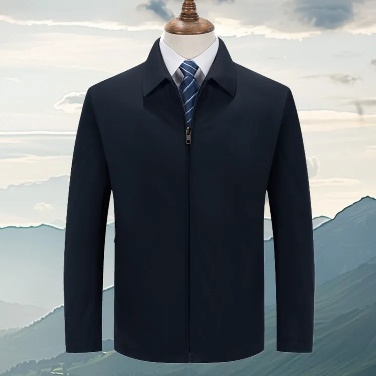 行政羽绒夹克二合一可拆卸白鹅绒内胆