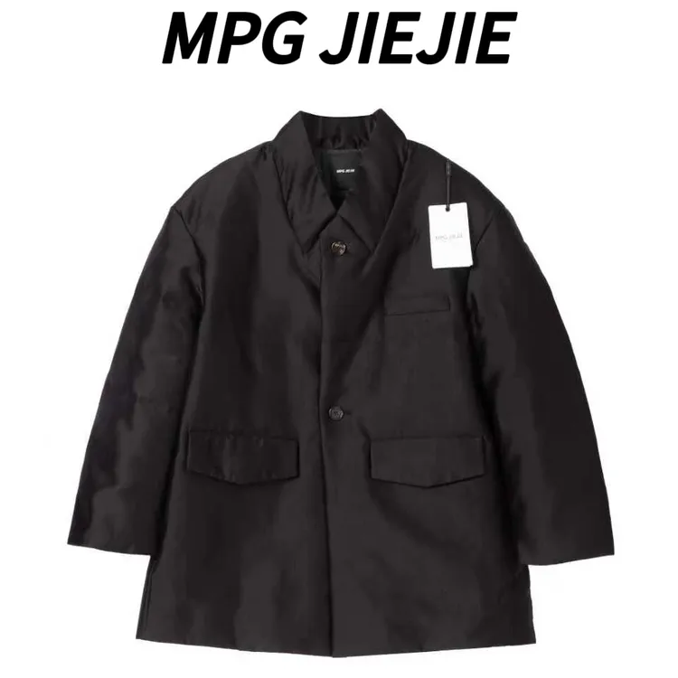 MPG JIEJIE【秀场穿搭】25冬款简约大码鹅绒外套