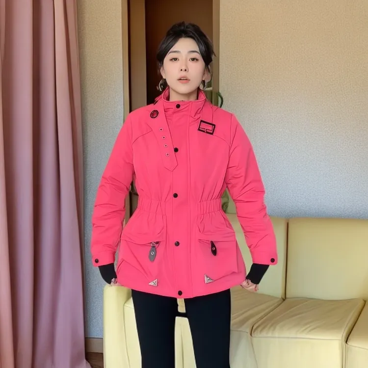 2025秋季棉服常规休闲风秋季立领透气外套外套女款爆款2025新款