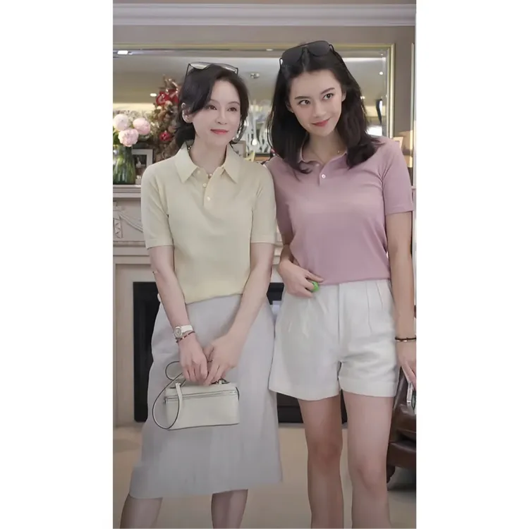 我是摩羯 天山羊绒polo衫 双股80支100山羊绒顶奢自洁秋上衣