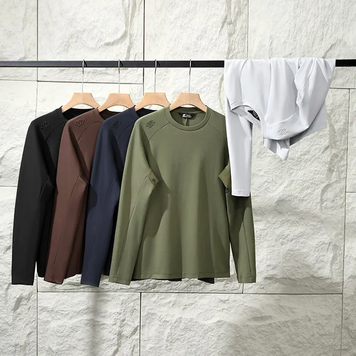 【即发】‘小D+Training’综训运动简约弹力休闲纯色长袖抗皱百搭卫衣