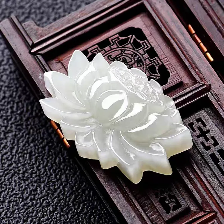 荷花女士如意莲佩挂件